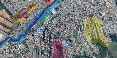 Mapa de Áreas de Risco – Juiz de Fora
